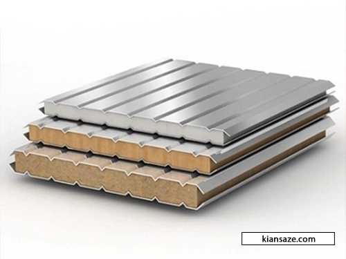انواع ساندویچ پانل(گالوانیزه)